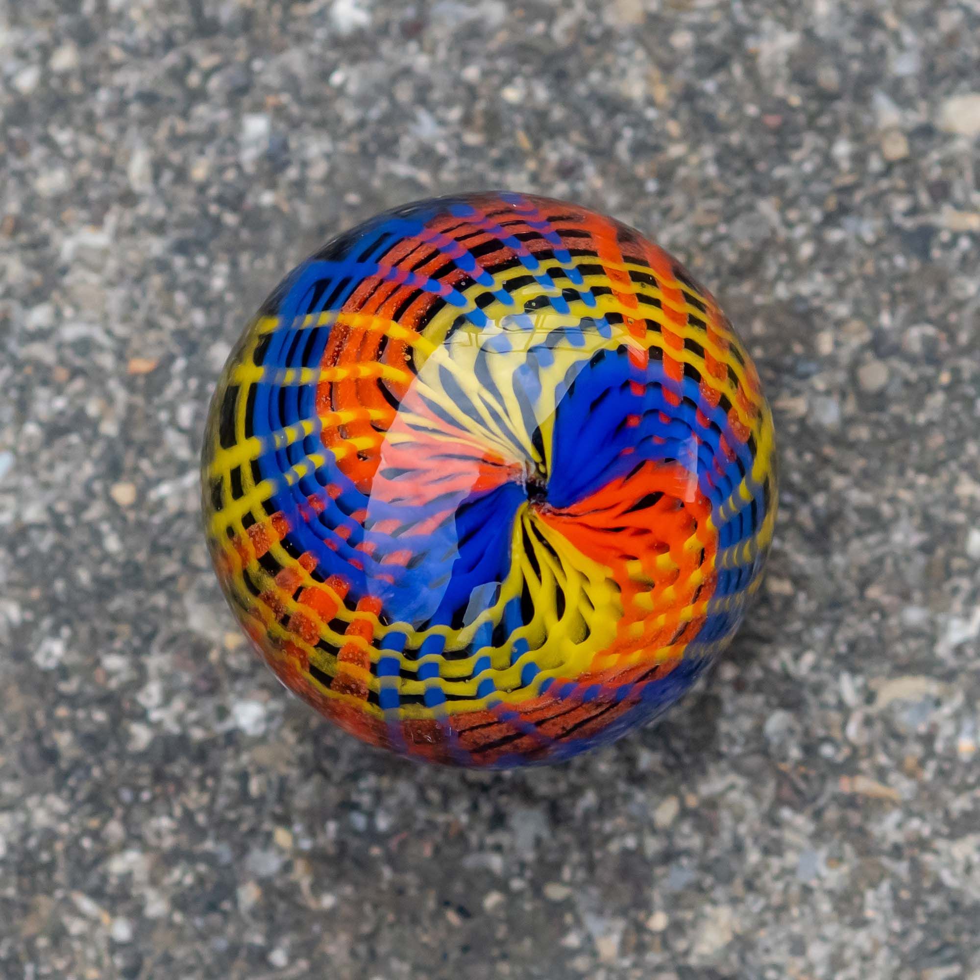 Reticello Murmel bunt